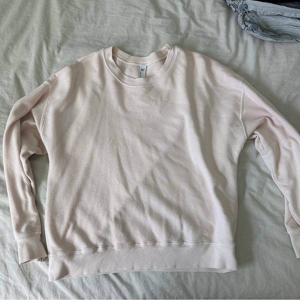 American Apparel Light Pink Crewneck Sweater